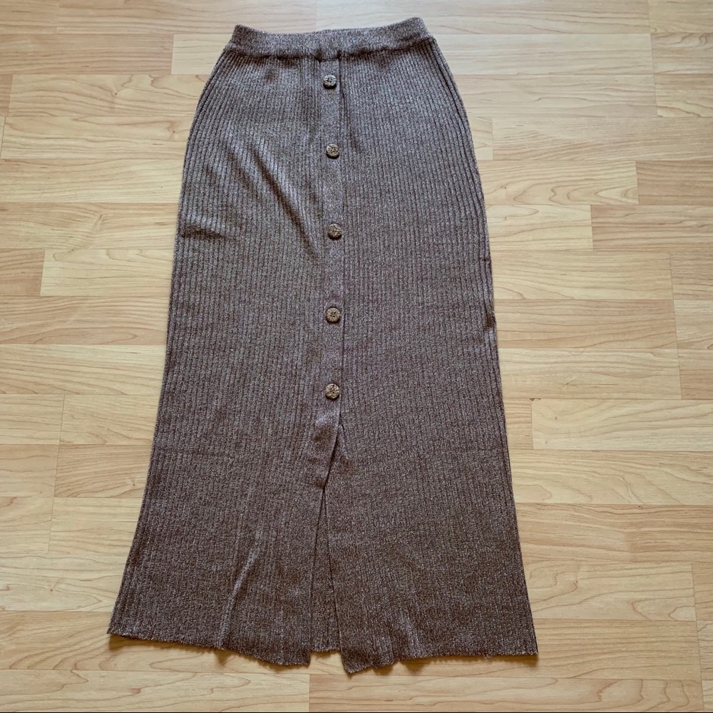 Knit Midi Skirt